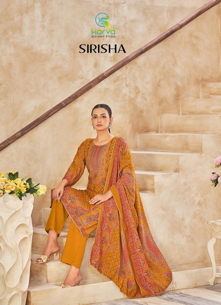 Sirisha By Karva Modal Silk Dress Material Wholesalers In Delhi